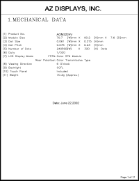 AGM3224V-MC-FBD-T Datasheet