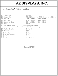 AGM3224W-MC-FBS-T Datasheet