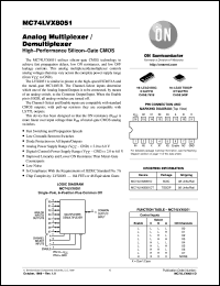 MC74LVX8051DR2 Datasheet