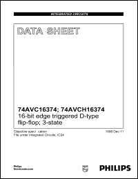 74AVC16374DGG Datasheet