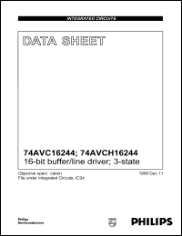 74AVC16244DGG Datasheet