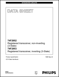N74F2952N Datasheet