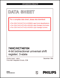 74HC-HCT40104 Datasheet