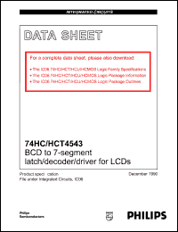 74HC-HCT4543 Datasheet
