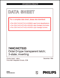 74HC-HCT533 Datasheet