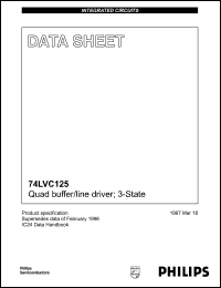 74LVC125PW Datasheet