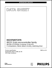 P87C576EBBB Datasheet
