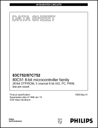 S87C752-1A28 Datasheet