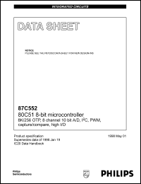S87C552-4BA Datasheet
