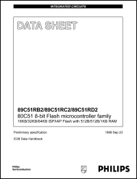 P89C51RB2FP Datasheet