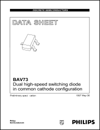 BAV73 Datasheet