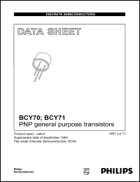 BCY71 Datasheet