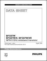 BFG67W Datasheet