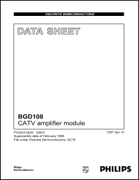 BGD108 Datasheet
