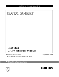 BGY66B Datasheet