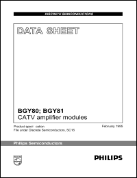 BGY80 Datasheet