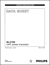 BLV100 Datasheet