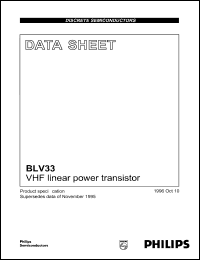 BLV33 Datasheet