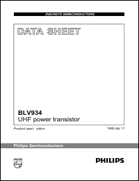 BLV934 Datasheet