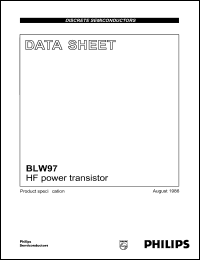 BLW97 Datasheet