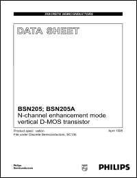 BSN205 Datasheet