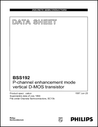 BSS192 Datasheet