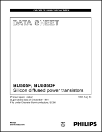 BU505DF Datasheet