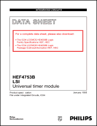 HEF4753BP Datasheet