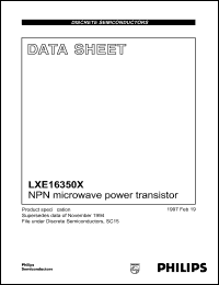 LXE16350X Datasheet
