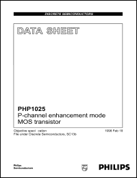 PHP1025 Datasheet