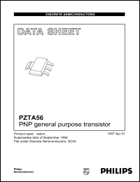PZTA56 Datasheet