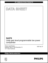 SA578D Datasheet