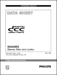SAA2003H Datasheet