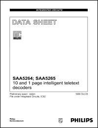 SAA5264PS-M3 Datasheet