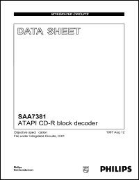 SAA7381 Datasheet