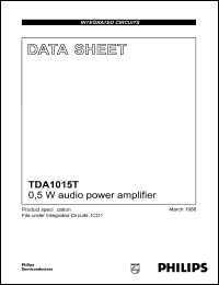 TDA1015T Datasheet