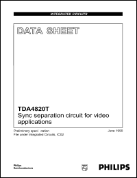 TDA4820T Datasheet