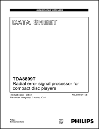 TDA8809T Datasheet
