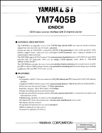 YM7405B Datasheet