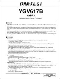 YGV617B Datasheet