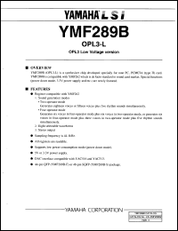 YMF289B Datasheet
