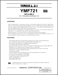 YMF721 Datasheet
