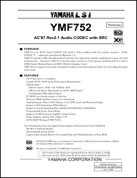 YMF752-S Datasheet