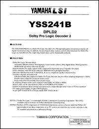 YSS241B-K Datasheet