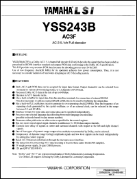 YSS243B-F Datasheet