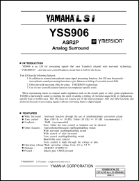 YSS906-N Datasheet
