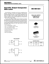 MC10E1651L Datasheet