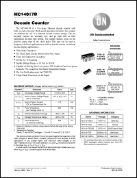 MC14017BFL2 Datasheet