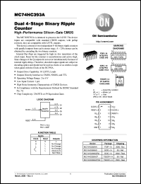MC74HC393ADTEL Datasheet