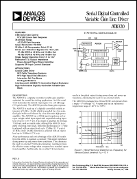 AD8320ARP Datasheet